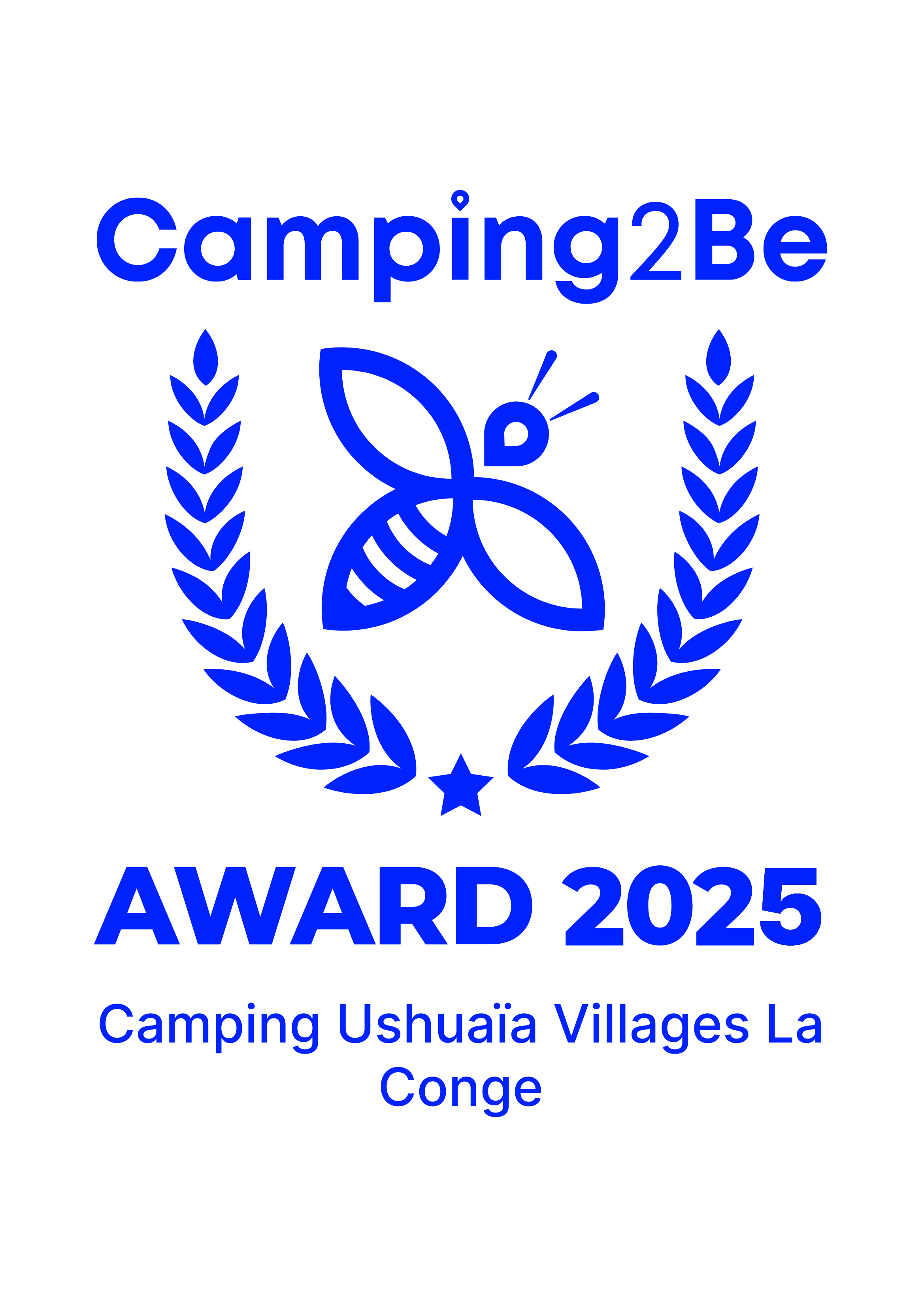 award 2025 camping2be