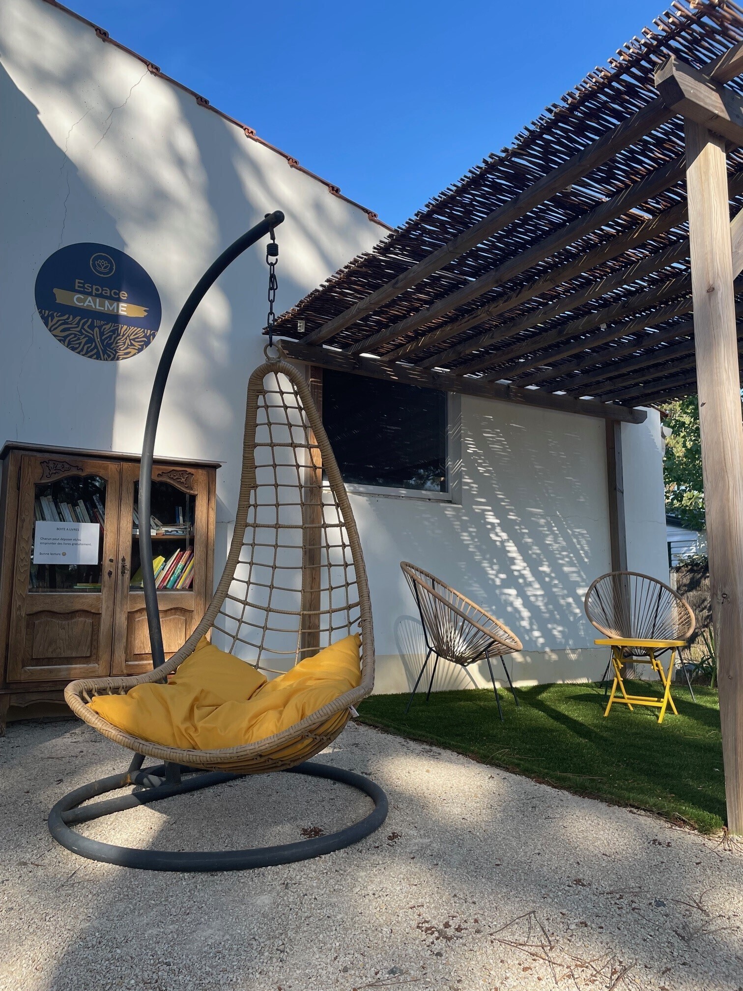 espace calme camping la conge