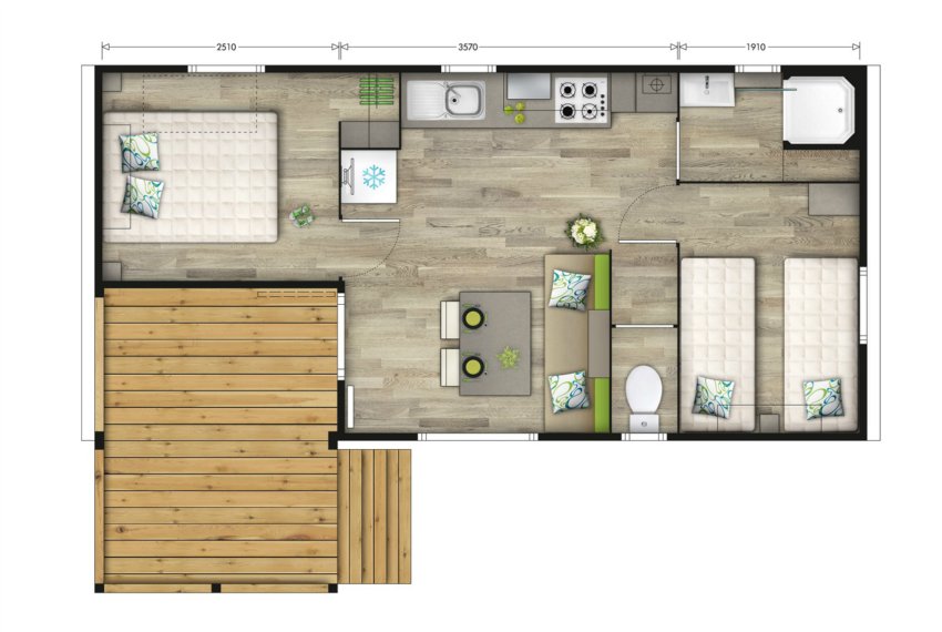 mobil-home-malaga-plan-parents-camping-saint-hilaire